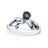 Octopus Handcrafted Trendy Fashion Ring For Women Oxidized Thumb Ring Band