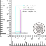 Half Eternity Stackable Band