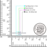 Solitaire Round Diamond Wedding Ring