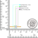 Solitaire Round Diamond Wedding Ring