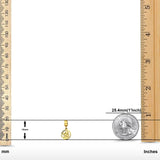 14K Yellow Gold Angel Charm for Mix&Match Pendant 19mmX10mm 1.0 grams