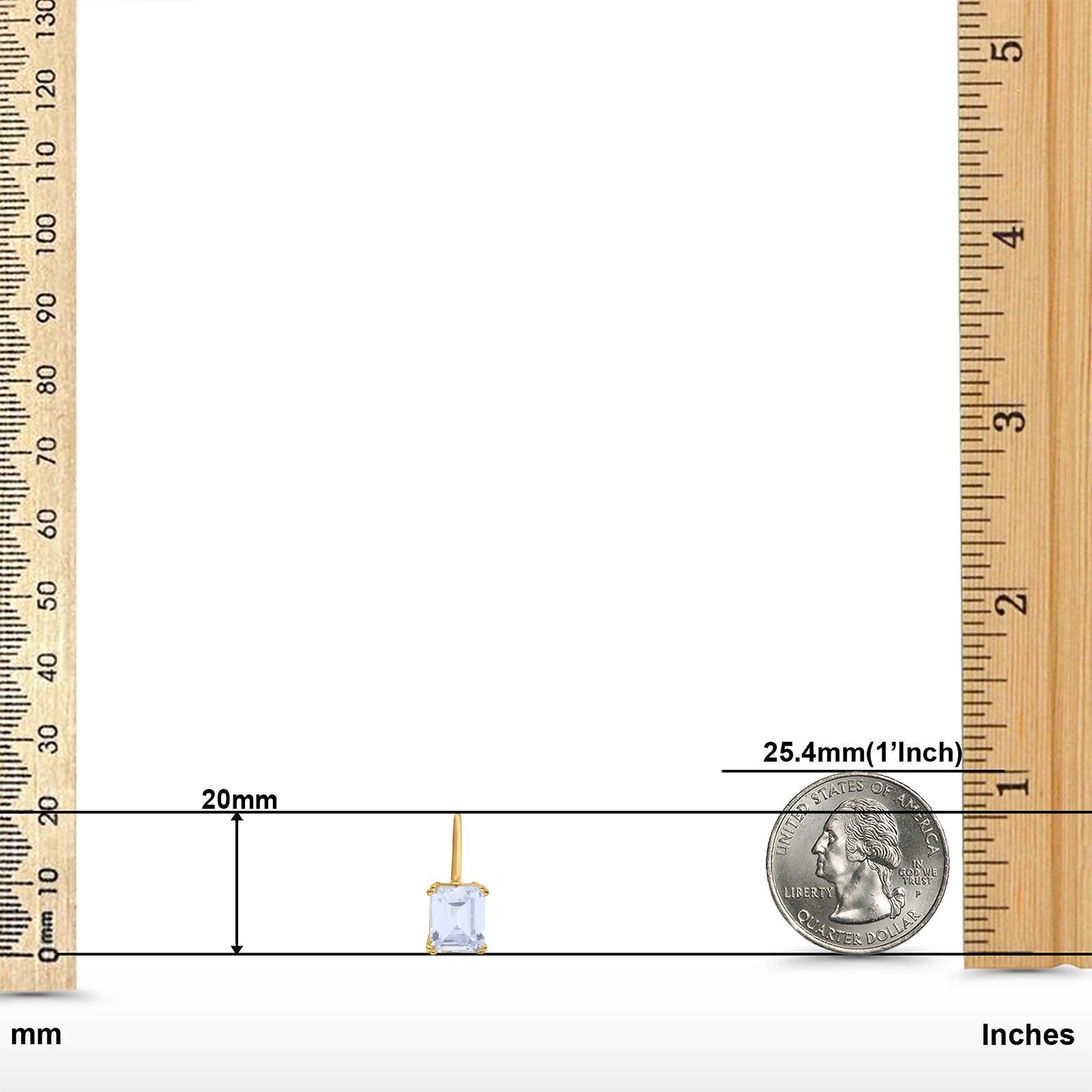 Cushion Cut Dangling Leverback Wedding Earrings Yellow Tone, Simulated CZ 925 Sterling Silver (20mm)