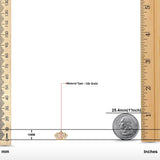 14K Two Tone Gold Solid Micropave Crown Post Tiny Studs Earring Best 15th Birthday Or Anniversary Gift