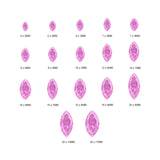 (Pack of 5) Marquise Simulated Pink CZ