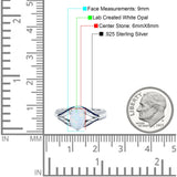 Split Shank Halo Oval Wedding Engagement Ring Blue Sapphire Lab Created White Opal 925 Sterling Silver