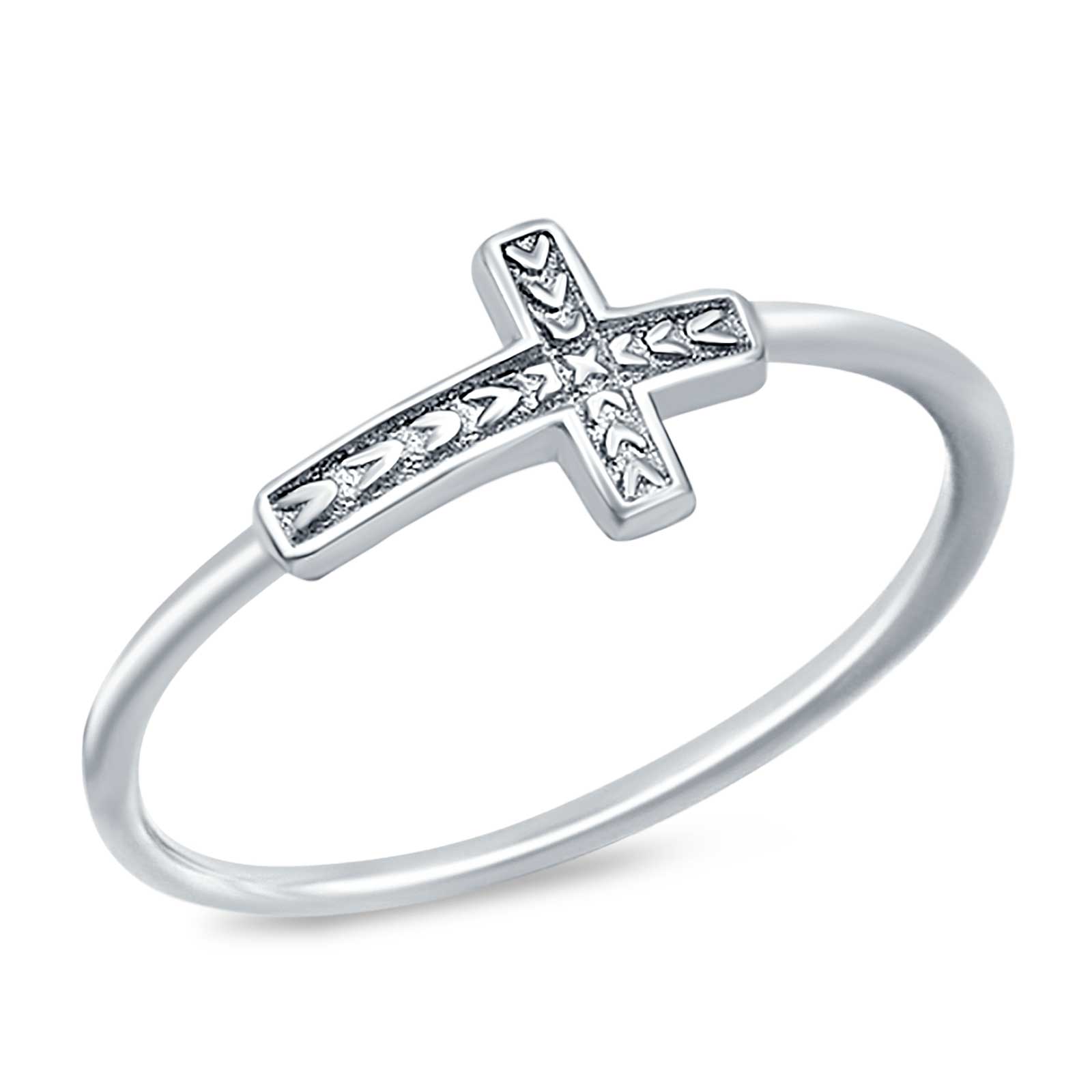 Sideways Cross Ring