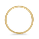 Minimalist 0.24ct Natural Diamond Half Eternity Ring 14K Yellow Gold Wholesale