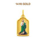 st jude gold pendant