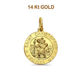 st christopher pendant