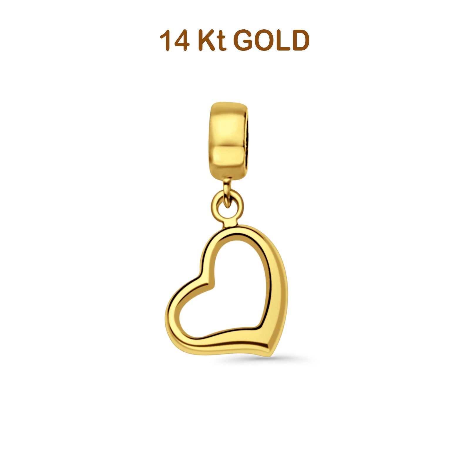 Gold Heart Charm