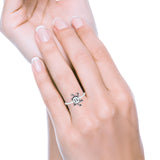 Sun Oxidized Band Solid 925 Sterling Silver Thumb Ring (13mm)