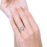 Royal Crown Oxidized Band Solid 925 Sterling Silver Thumb Ring (11mm)