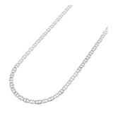 4MM 100 Mariner Chain .925 Solid Sterling Silver Available In 7"-30" Inches
