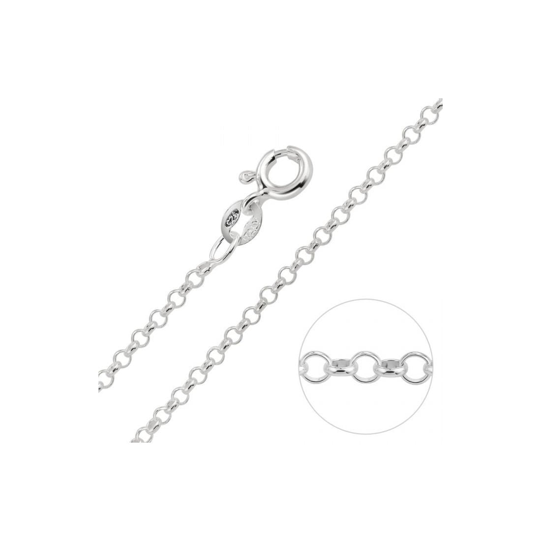 1.4MM Rolo Chain .925 Solid Sterling Silver Available In 16"- 22" Inches