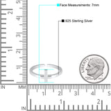 Cross Toe Ring Adjustable Band 925 Sterling Silver (7mm)