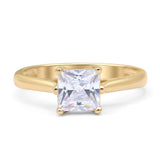 Princess Cut Solitaire Ring