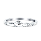 Claddagh Ring Heart Promise 14K White Gold Wholesale