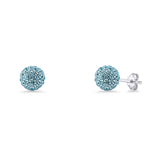 Full Ball Stud Earrings