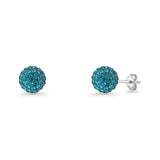 Full Ball Stud Earrings