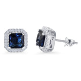 Cushion Cut Stud Earrings