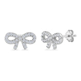 Ribbon Stud Earring