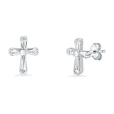 Cross Stud Earrings