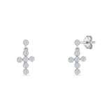 Charm Cross Stud Earring