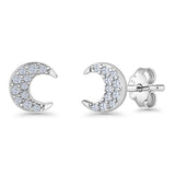 Moon Studs Earrings