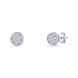 Round Stud Earrings