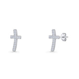 Cross Stud Earrings