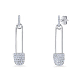 Safety Pin Stud Earrings