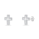 Cross Stud Earrings