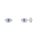 Evil Eye Stud Earrings