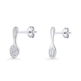 Spoon & Fork Stud Earrings