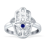 Evil Eye Hamsa Ring