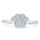 Paw Print Ring