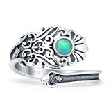 Celtic Victorian Flower Filigree Ring