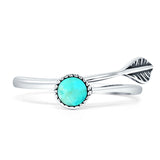 Round 10mm Turquoise Twisted Rope Feather Ring Oxidized 925 Sterling Silver Wholesale