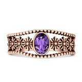 Oxidized Filigree Ring