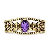 Oxidized Filigree Ring