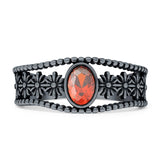 Oxidized Filigree Ring
