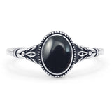 Oval Floral Ring