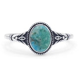 Oval Floral Ring