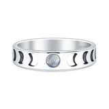 Moon Phases Band Ring