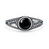 Round Stone Ring