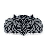 Owl Head Evil Eye Ring