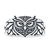 Owl Head Evil Eye Ring