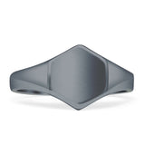 Geometric Hexagonal Signet Ring