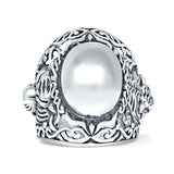 Oxidized Tiger Ring