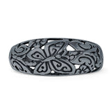 Oxidized Butterfly Ring
